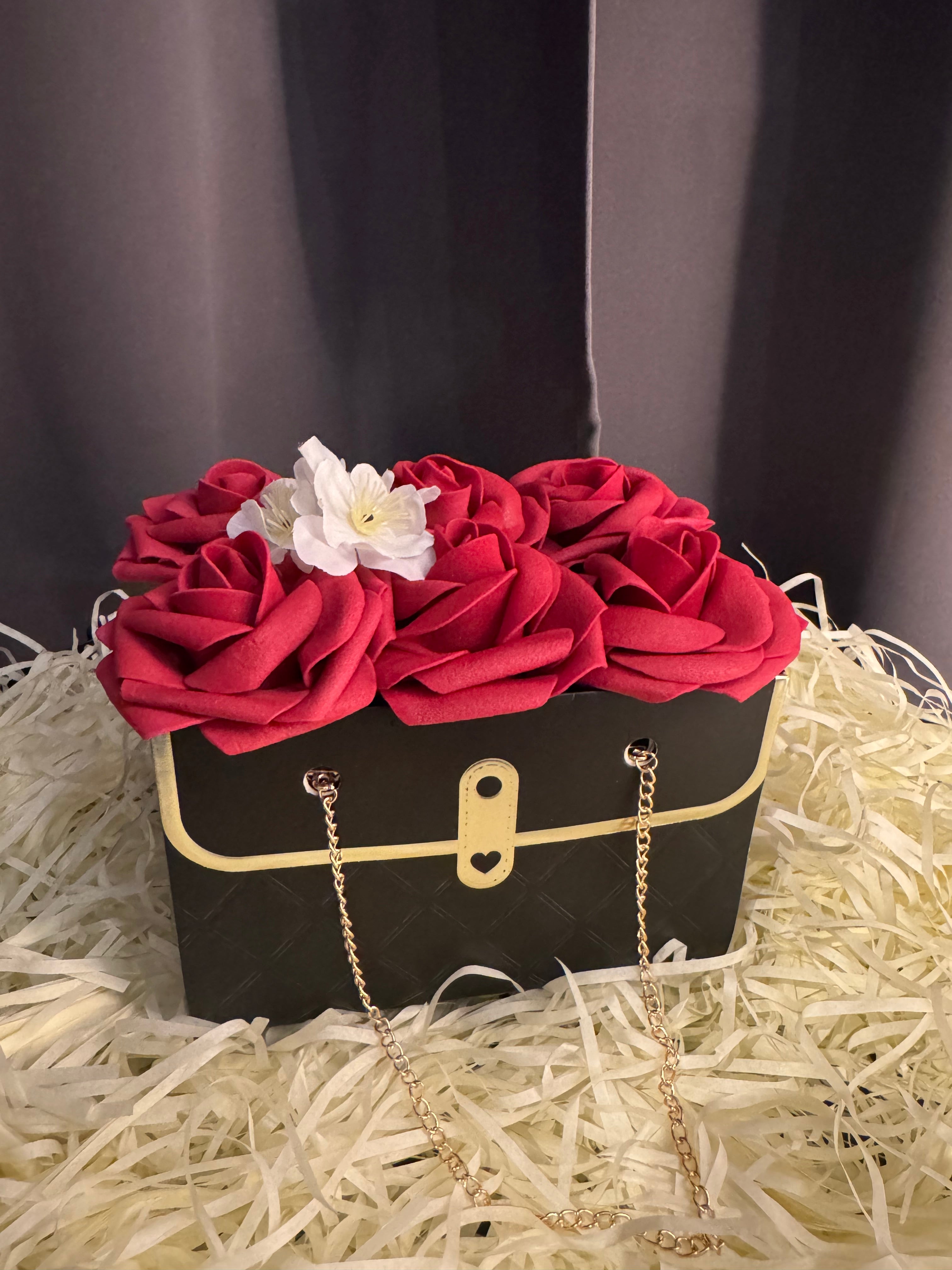 Rosen Box Rot/Schwarz