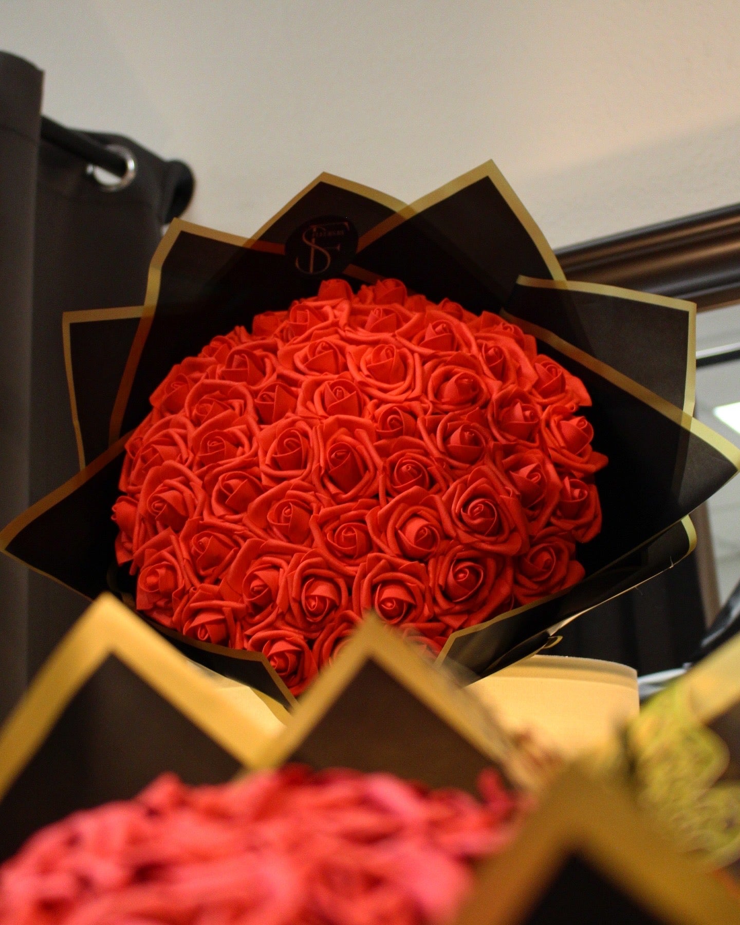 Kunstosen Bouquet Rot