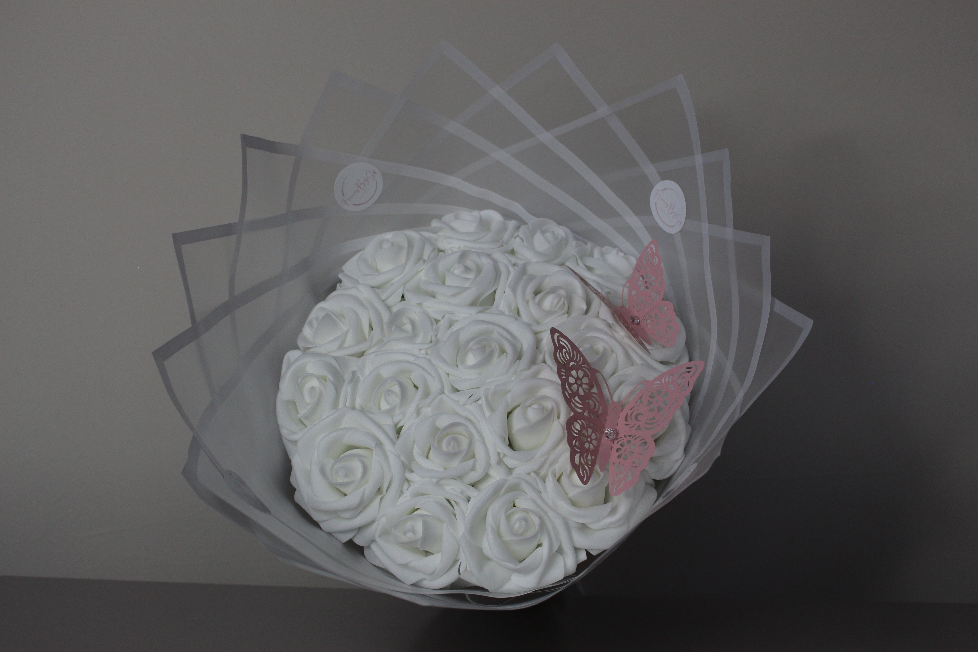 Weiß - Rosen Bouquet