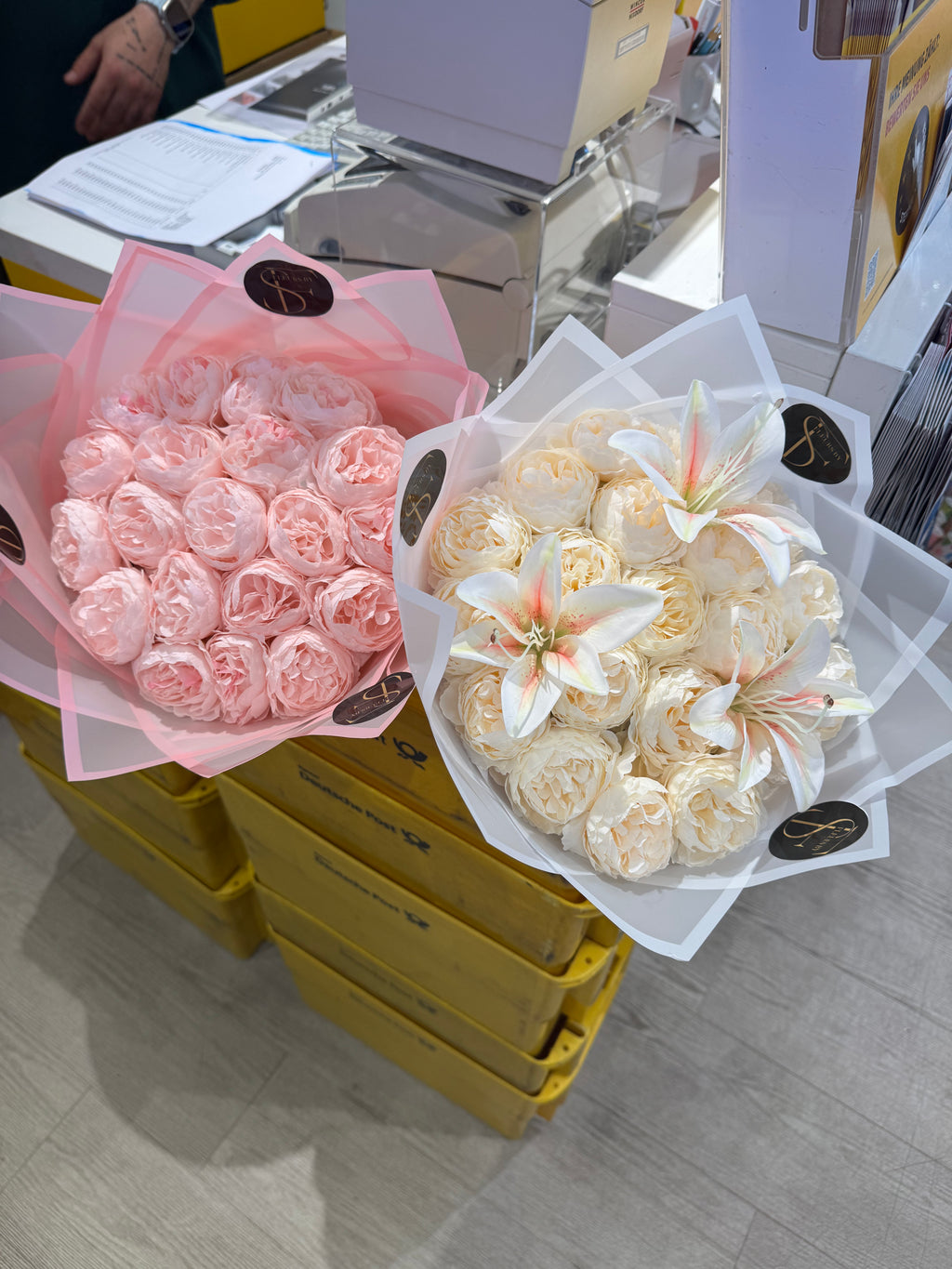 Pfingstrosen Bouquet Rosa